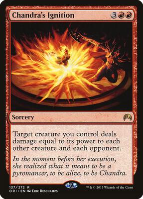 Chandra's Ignition card from Magic Origins