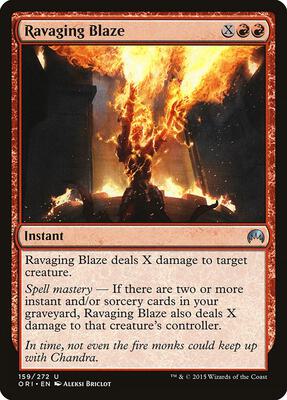 Ravaging Blaze card from Magic Origins