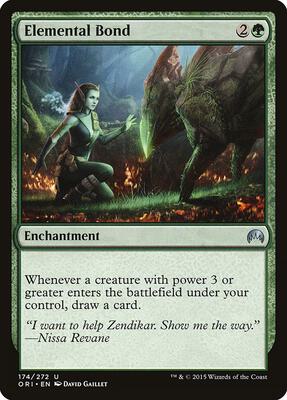 Elemental Bond card from Magic Origins