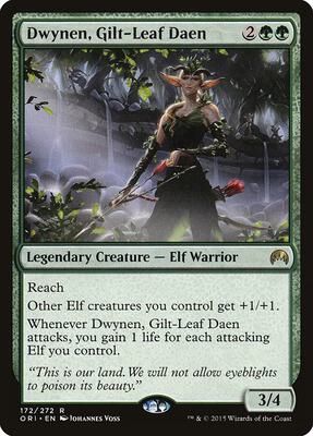 Dwynen, Gilt-Leaf Daen card from Magic Origins