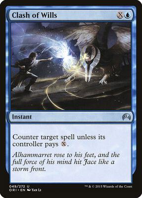 Clash of Wills card from Magic Origins