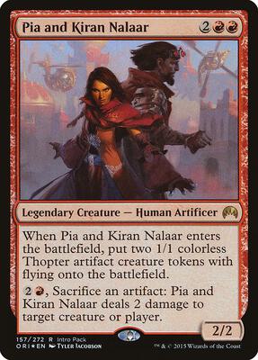 Pia and Kiran Nalaar card from Unique and Miscellaneous Promos