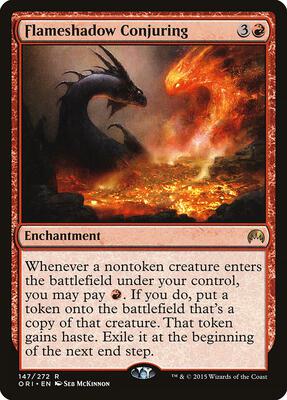 Flameshadow Conjuring card from Magic Origins