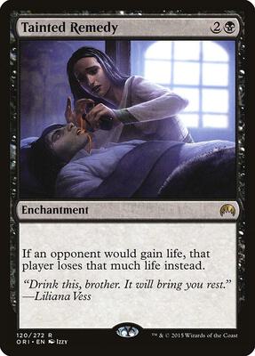 Tainted Remedy card from Magic Origins