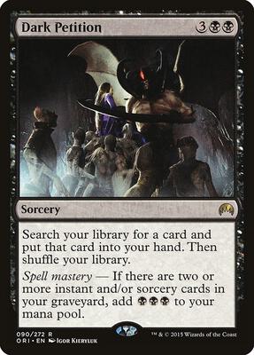 Dark Petition card from Magic Origins