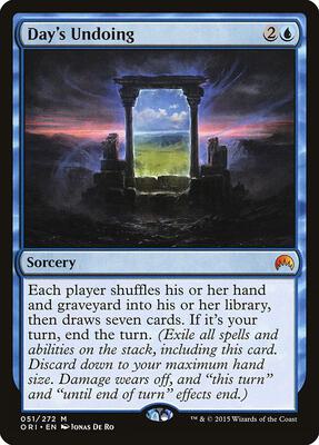 Day's Undoing card from Magic Origins