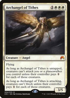 Archangel of Tithes card from Magic Origins