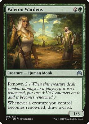 Valeron Wardens card from Magic Origins