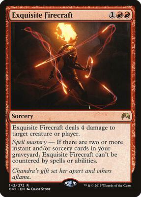 Exquisite Firecraft card from Magic Origins