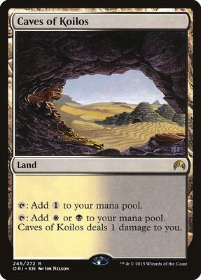Caves of Koilos card from Magic Origins