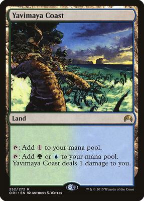 Yavimaya Coast card from Magic Origins