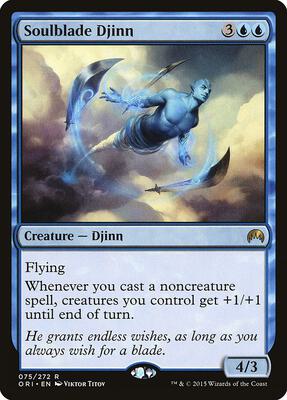 Soulblade Djinn card from Magic Origins