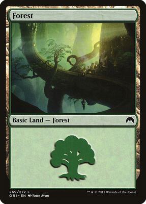 Forest (269) card from Magic Origins