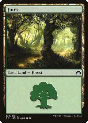 Forest (270) card from Magic Origins