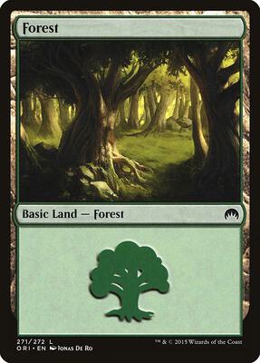 Forest (271) card from Magic Origins