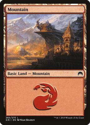 Mountain (265) card from Magic Origins