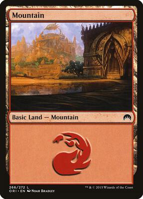 Mountain (266) card from Magic Origins