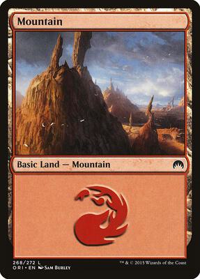 Mountain (268) card from Magic Origins