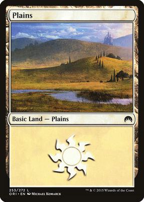 Plains (253) card from Magic Origins