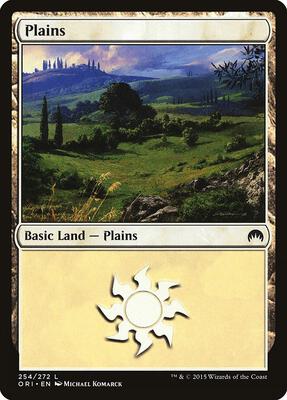 Plains (254) card from Magic Origins