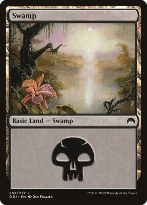 Swamp (262) card from Magic Origins