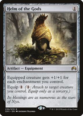 Helm of the Gods card from Magic Origins