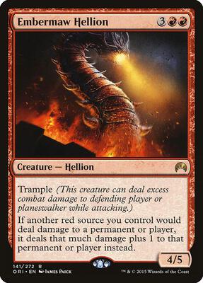 Embermaw Hellion card from Magic Origins