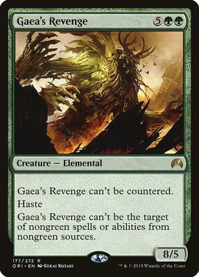 Gaea's Revenge card from Magic Origins