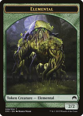 Elemental Token card from Magic Origins
