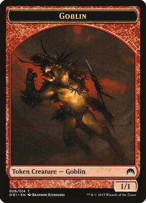 Goblin Token card from Magic Origins