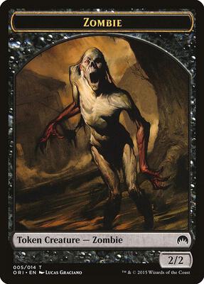 Zombie Token card from Magic Origins