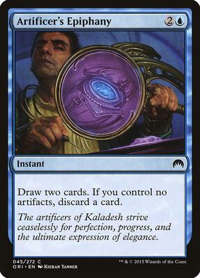 Artificer's Epiphany card from Magic Origins
