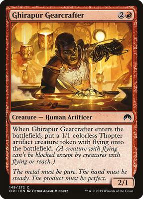Ghirapur Gearcrafter card from Magic Origins
