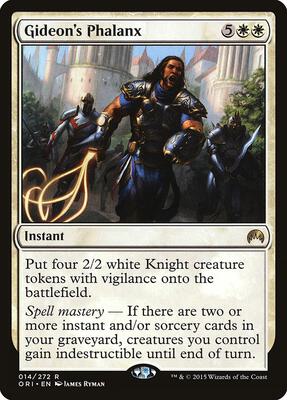 Gideon's Phalanx card from Magic Origins