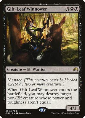 Gilt-Leaf Winnower card from Magic Origins