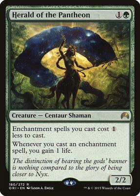 Herald of the Pantheon card from Magic Origins