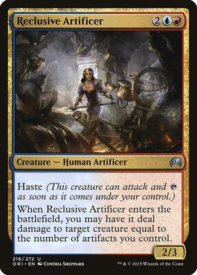 Reclusive Artificer card from Magic Origins