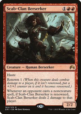 Scab-Clan Berserker card from Magic Origins