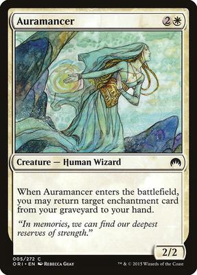 Auramancer card from Magic Origins