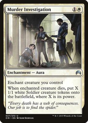 Murder Investigation card from Magic Origins