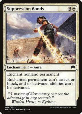 Suppression Bonds card from Magic Origins