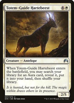 Totem-Guide Hartebeest card from Magic Origins