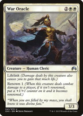 War Oracle card from Magic Origins