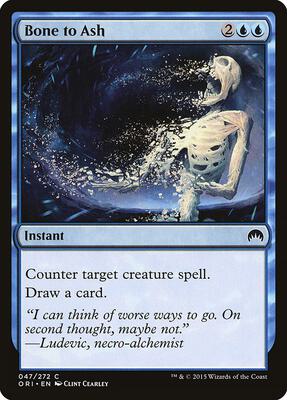 Bone to Ash card from Magic Origins