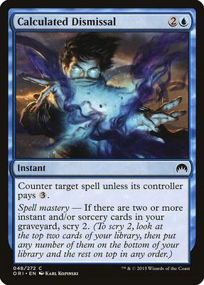 Calculated Dismissal card from Magic Origins