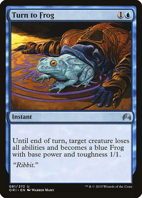 Turn to Frog card from Magic Origins