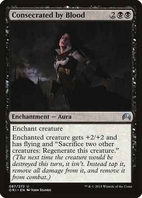 Consecrated by Blood card from Magic Origins