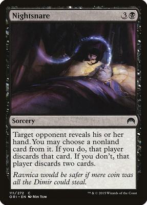 Nightsnare card from Magic Origins