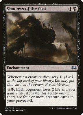 Shadows of the Past card from Magic Origins