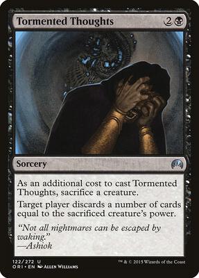 Tormented Thoughts card from Magic Origins